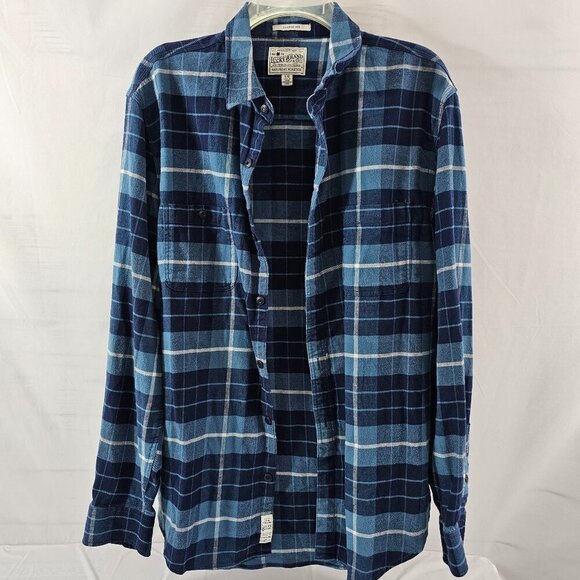 Lucky Brand Saturday Stretch Men’s Classic Fit Cotton Long Sleeve Shirt - Large - Picture 9 of 12